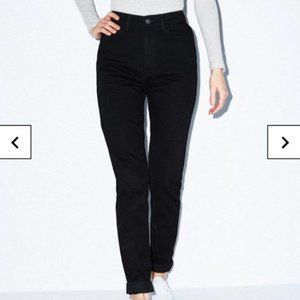 Black American apparel mom jeans/high waisted jean